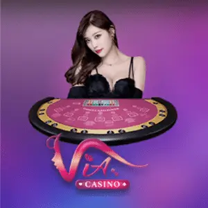 JJWIN live casino dealer hosting a blackjack table
